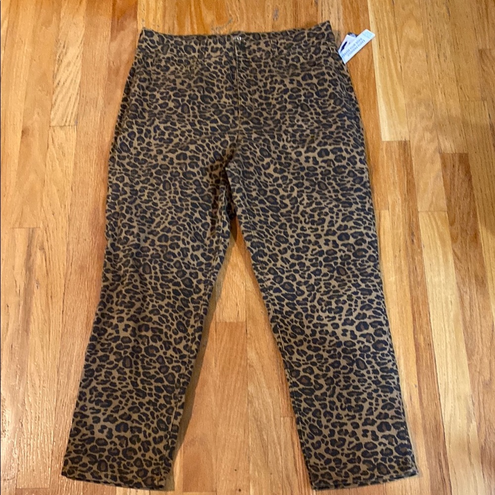 Animal Print Jeans NWOT